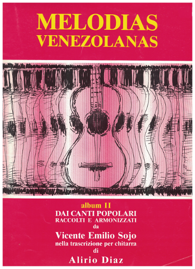 Picture of Venezualan Melodies Vol. 2, compiled by Vicente Emilio Sojo, arr. for classical guitar by Alirio Diaz