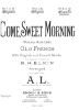 Picture of Come Sweet Morning (Viens Aurore), French folk song, arr. Alfred Lengnick, high voice solo