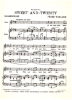 Picture of Sweet and Twenty, William Shakespeare & Peter Warlock, med-hi voice solo