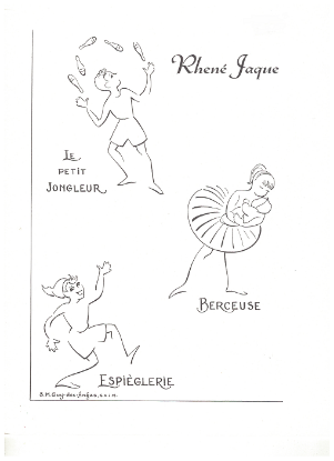 Picture of Three Piano Pieces (Le Petit Jongleur/ Berceuse/ Espieglerie), Rhene Jaque, piano solo 