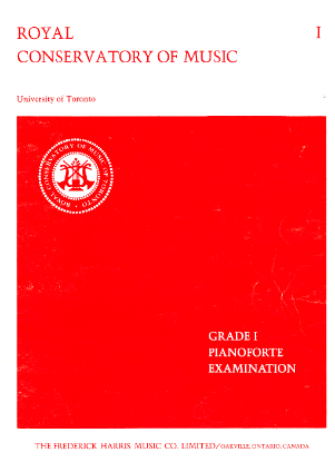 Picture of Royal Conservatory of Music, Grade  1 Piano Exam Book, 1981 Edition, University of Toronto