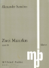 Picture of Two Mazurkas Op. 40, Alexander Scriabin, piano solo