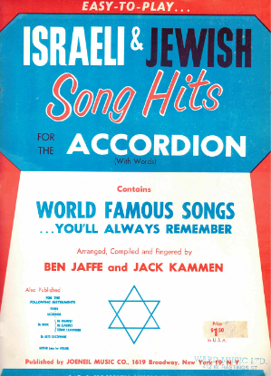 Picture of Israeli & Jewish Song Hits, arr. Ben Jaffe & Jack Kammen, accordion 