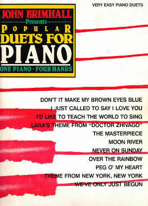 Picture of John Brimhall Presents Popular Duets for Piano