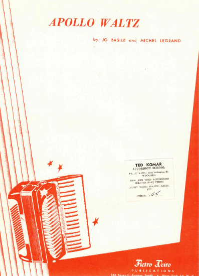 Picture of Apollo Waltz, Jo Basile & Michel Legreand, accordion solo 
