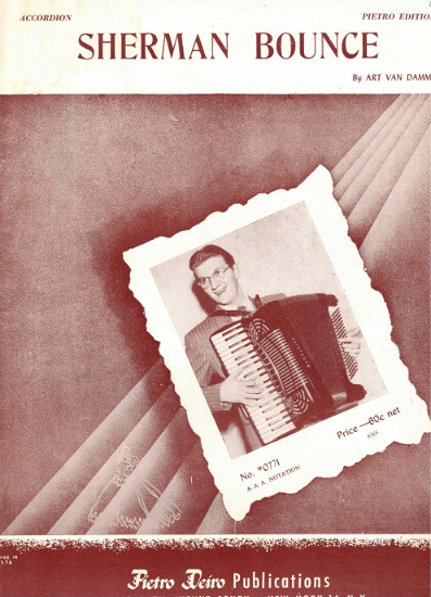 Picture of Sherman Bounce, Art Van Damme, transcribed by Gordon E. Lofgren, accordion solo