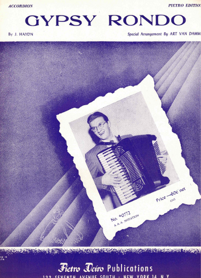 Picture of Gypsy Rondo, F. J. Haydn, arr. Art Van Damme, transcribed by Gordon E. Lofgren, accordion solo