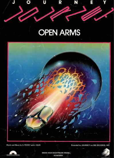 Picture of Open Arms, S. Perry & J. Cain, recorded by Journey
