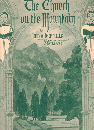 Picture of The Church on the Mountain Op. 94, Louis A. Drumheller, piano solo