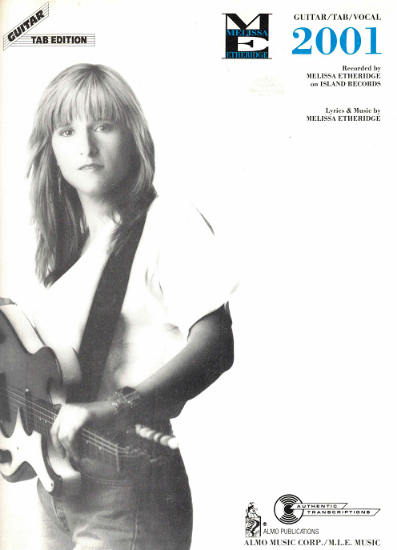 Picture of 2001, written & recorded by Melissa Etheridge, guitar TAB 