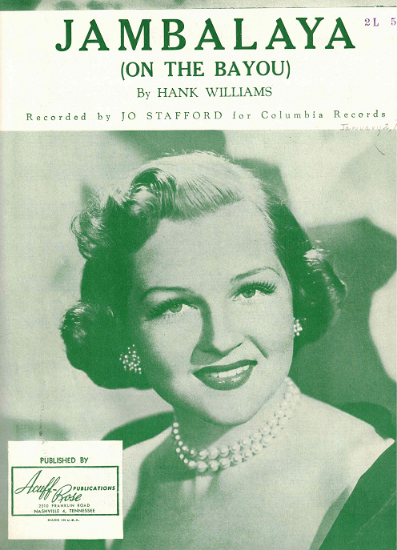 Picture of Jambalaya (On the Bayou), Hank Williams, recorded by Jo Stafford
