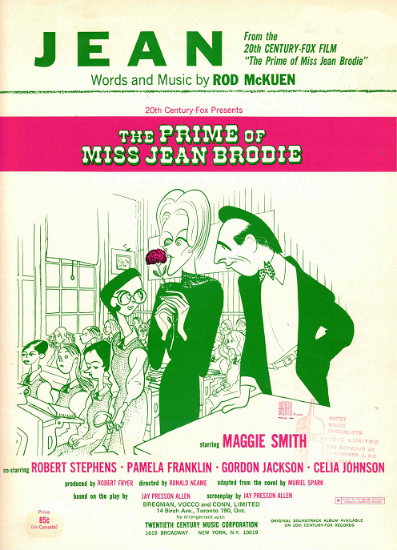 Picture of Jean, from movie "Prime of Miss Jean Brodie", words & music by Rod McKuen