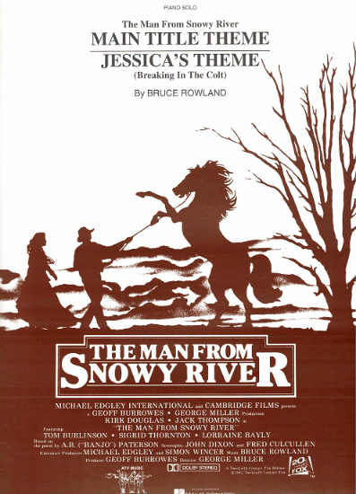 Picture of The Man from Snowy River, "Main Title Theme" & "Jessica's Theme", Bruce Rowland, piano solo 