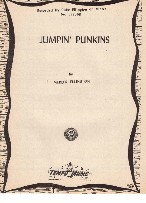 Picture of Jumpin' Punkins, Mercer Ellington, piano solo 