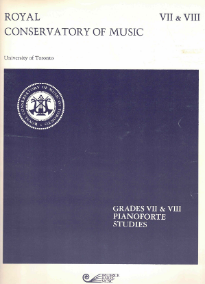 Picture of Royal Conservatory of Music, Piano Studies Grades 7 & 8, 1978 Edition