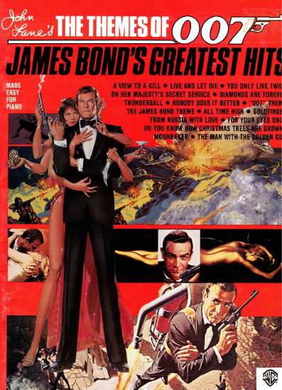 Picture of John Lane's The Themes of 007, James Bond's Greatest Hits, easy piano