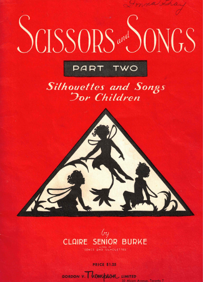Picture of Scissors and Songs Part Two, Silhouettes & Songs for Children, Claire Senior Burke
