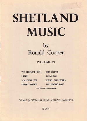 Picture of Shetland Music Vol. 5, Ronald Cooper, fiddle folio