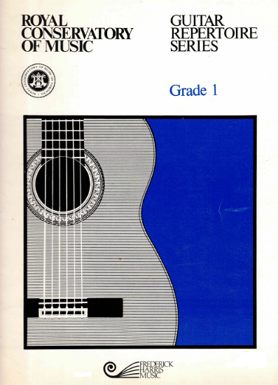 Picture of Guitar Grade 1 Exam Book, Repertoire & Studies, 1980 Edition, Royal Conservatory of Music, University of Toronto