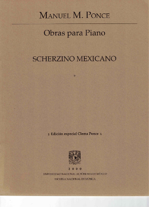 Picture of Scherzino Mexicano, Manuel M. Ponce, piano solo Buechner