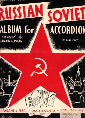 Picture of Russian Soviet Album for Accordion, arr. Frank Gaviani