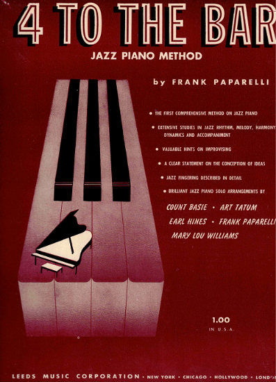 Picture of 4 to the Bar, Frank Paparelli, Jazz Piano Method