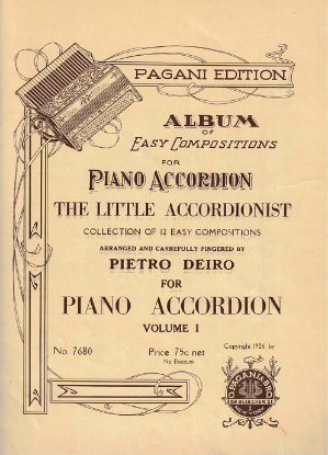 Picture of Album of 12 Easy Compositions for Accordion Vol. 1, arr. Petro Deiro