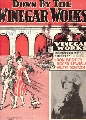 Picture of Down by the Winegar Woiks (Vinegar Works), Don Bestor/ Roger Lewis/ Walter Donovan
