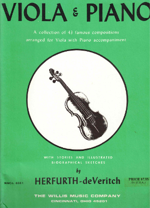Picture of Viola & Piano, 43 Famous pieces for Viola & Piano, arr. by Herfurth & deVeritch
