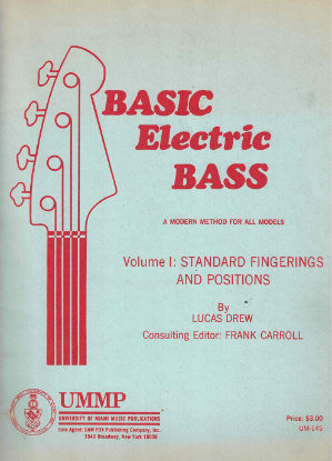 Picture of Basic Electric Bass Volume 1: Standard Fingerings & Positions, Lucas Drew, ed. Frank Carroll