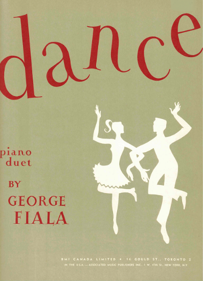 Picture of Dance, George Fiala, piano duet