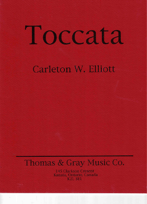 Picture of Toccata, Carleton W. Elliott, piano solo 
