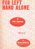 Picture of For Left Hand Alone Book 1, John Thompson, piano solo