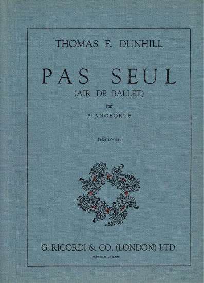 Picture of Pas Seul (Air de Ballet), Thomas F. Dunhill, piano solo