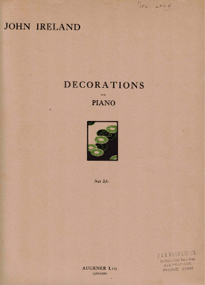 Picture of Decorations (The Island Spell/ Moon-Glade/ The Scarlet Ceremonies), John Ireland, piano solo 