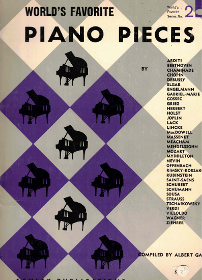 Picture of World's Favorite Piano Pieces Volume 2, ed. Albert Gamse, WFS2, piano solo