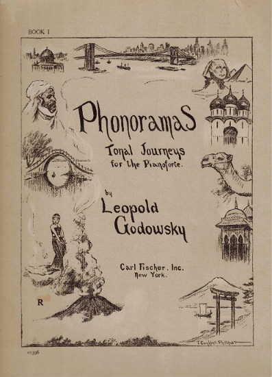 Picture of Phonoramas, Java Suite in Four Parts, Part 1, Leopold Godowsky, piano solo 