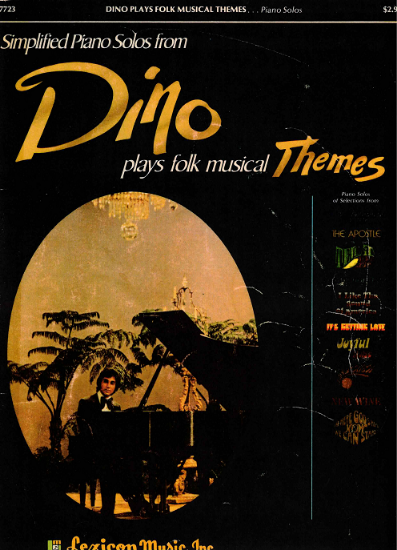 Picture of Dino Plays Folk Musical Themes, simplified piano solo 