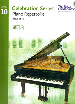 Picture of Royal Conservatory of Music, Grade 10 Piano Repertoire Book, 2015 Celebration Series, University of Toronto