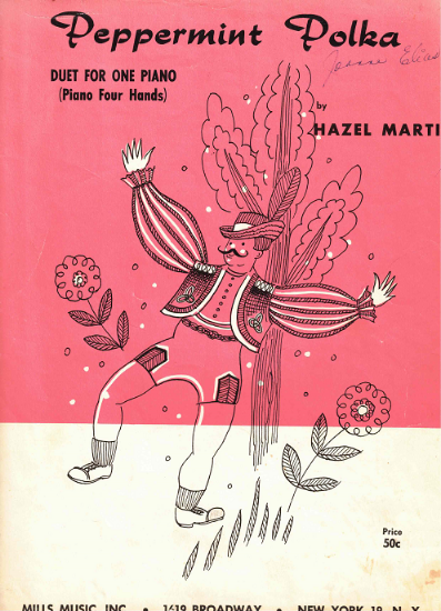 Picture of The Peppermint Polka, Hazel Martin, piano duet