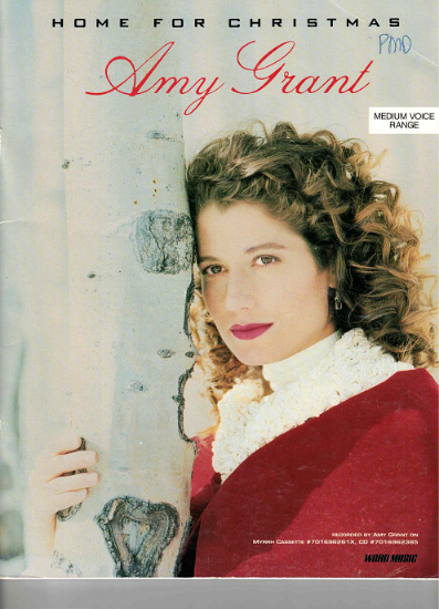 Picture of Home for Christmas, Amy Grant, medium voice & piano 