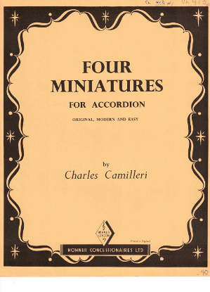 Picture of Four Miniatures, Charles Camilleri, accordion solo