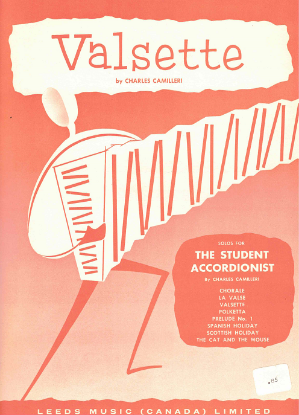 Picture of Valsette, Charles Camilleri, accordion solo