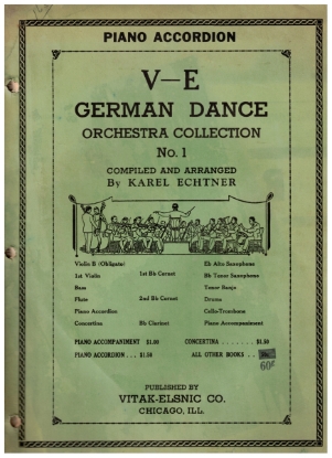 Picture of German Dance Orchestra Collection, arr. Karl Echtner, piano accordion